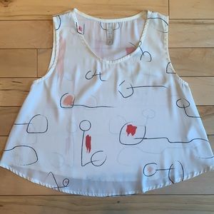 Eve Gravel patterned blouse